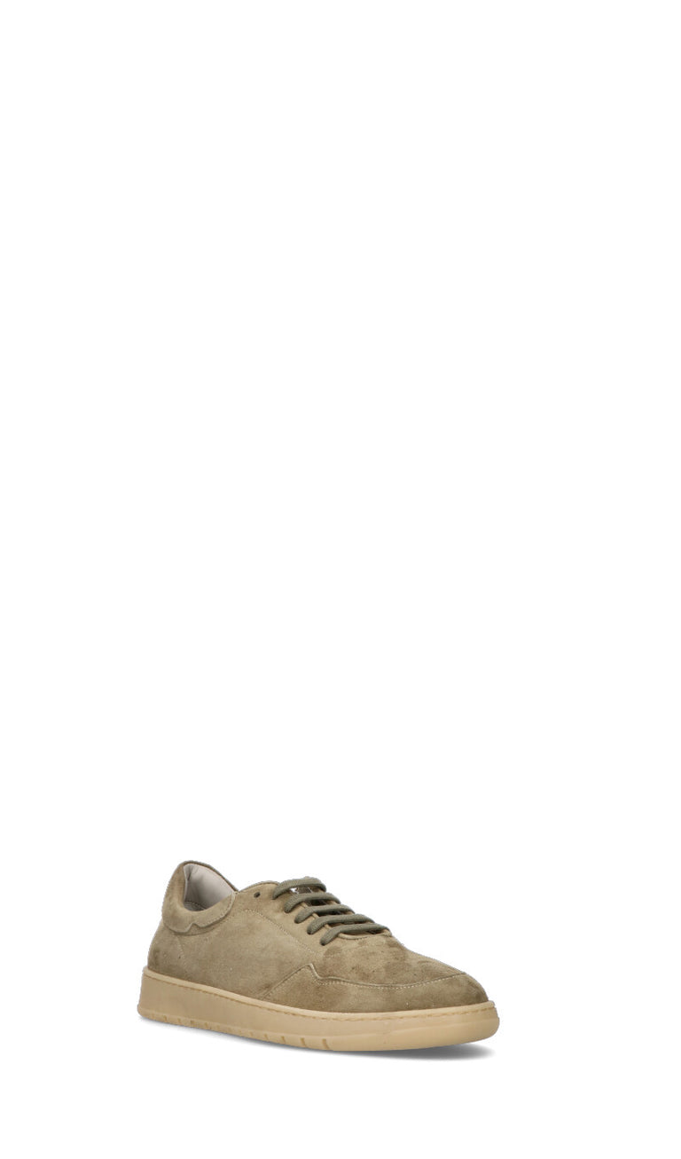 ANTICO MASTRO Sneaker uomo verde militare in suede
