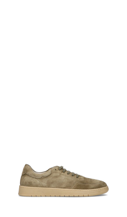 ANTICO MASTRO Sneaker uomo verde militare in suede