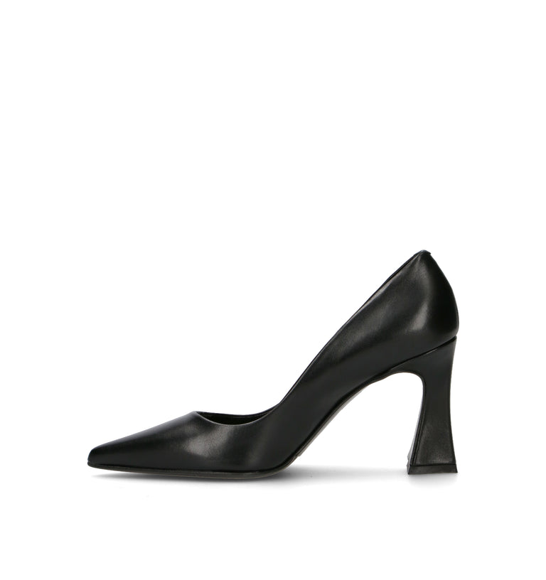ALBANO Décolleté donna nera in pelle