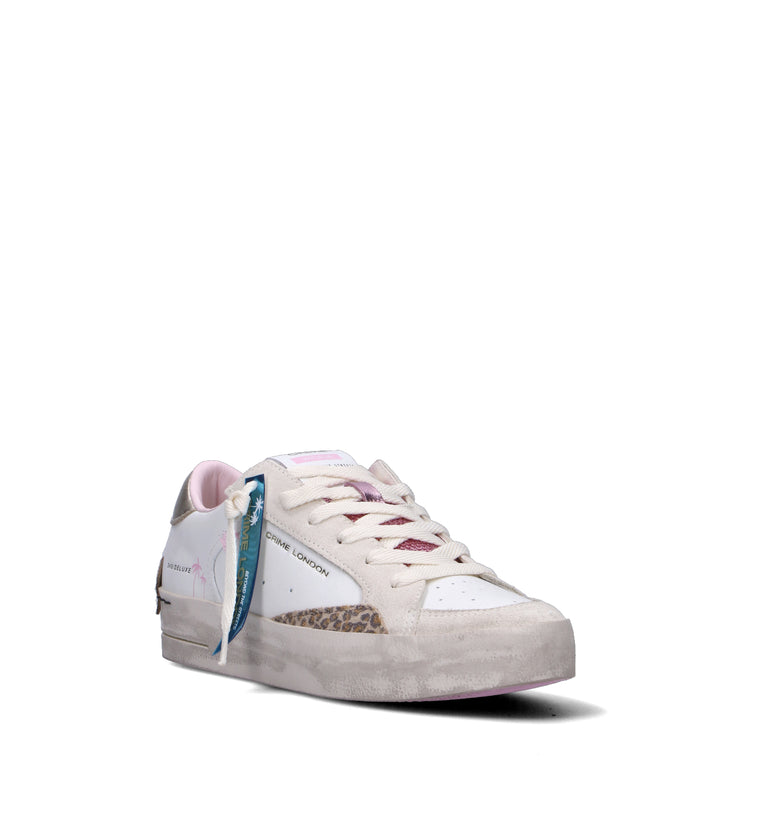 CRIME Sneaker donna bianca