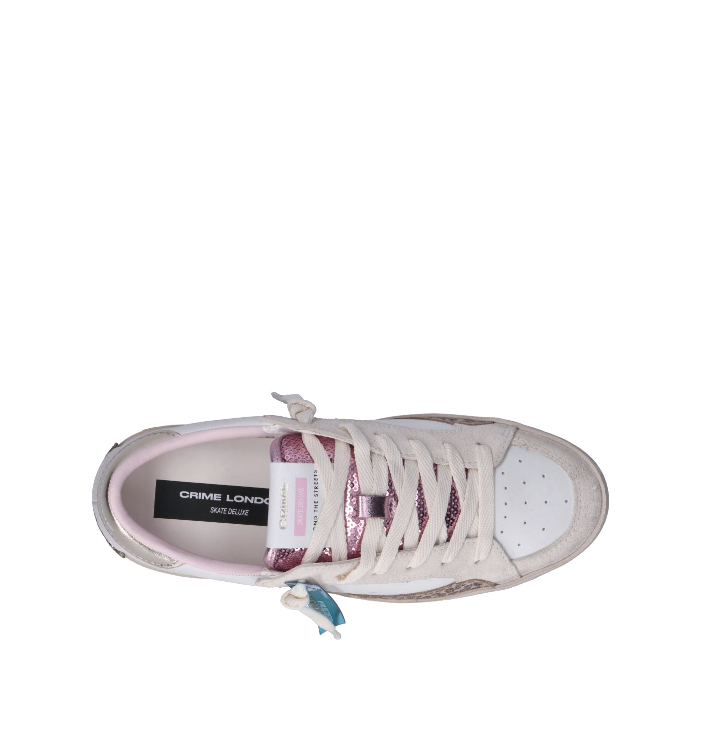 CRIME Sneaker donna bianca