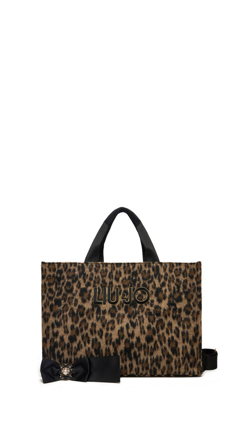 LIU JO Borsa donna leopardata