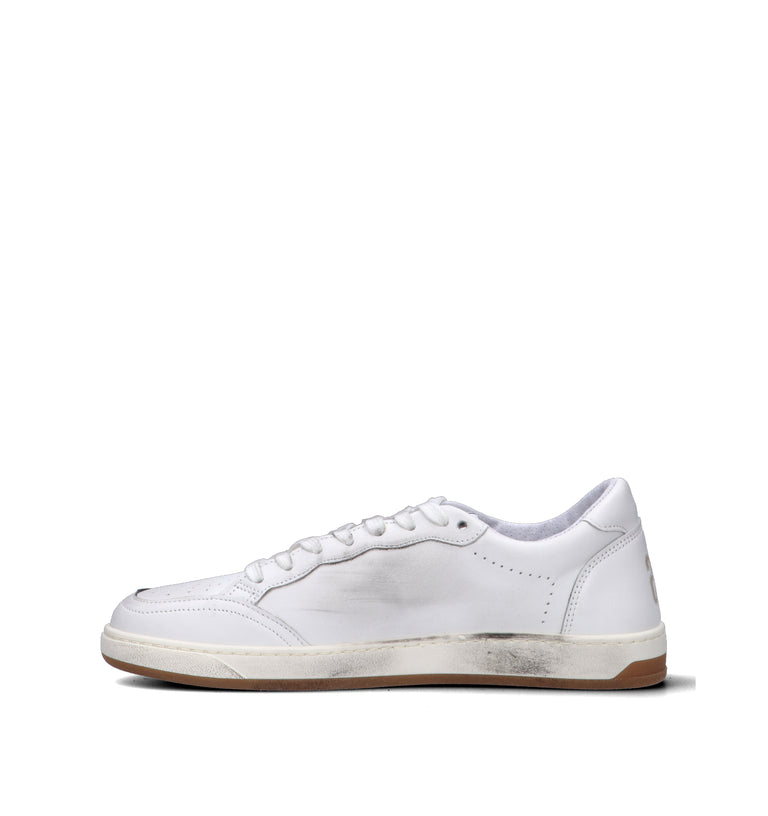 2 STAR Sneaker donna bianca in pelle