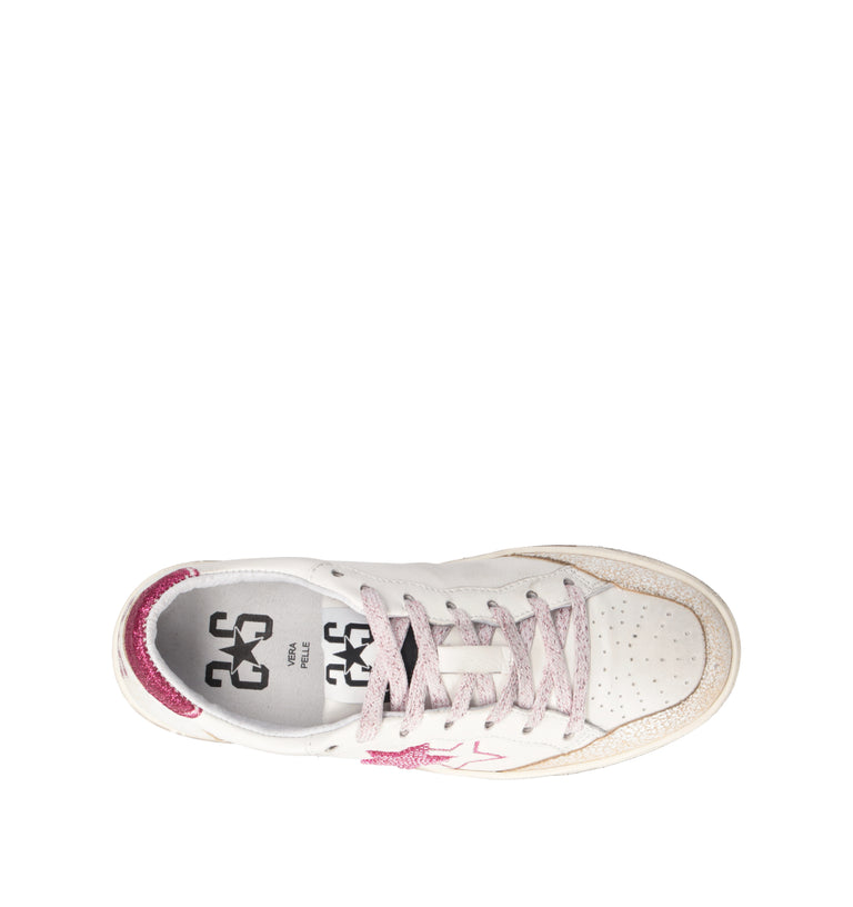 2 STAR Sneaker donna bianca