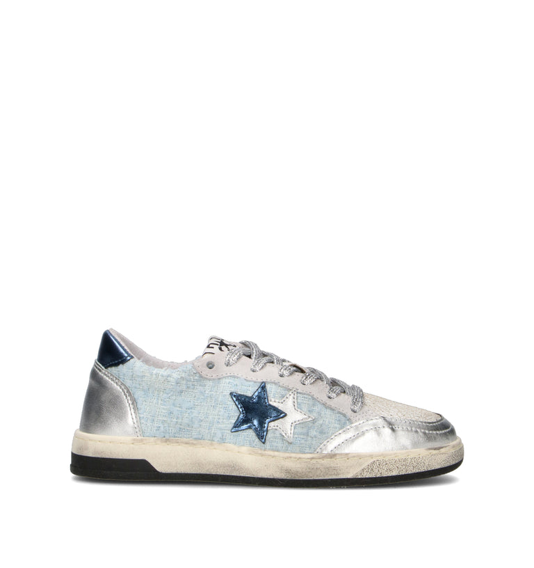 2 STAR Sneaker donna bianca
