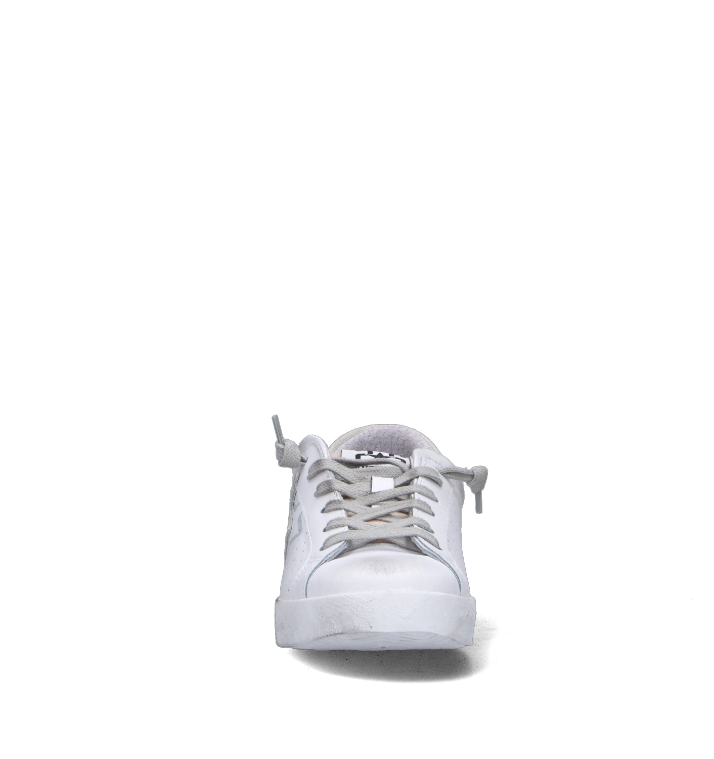 2 STAR Sneaker donna bianca in pelle