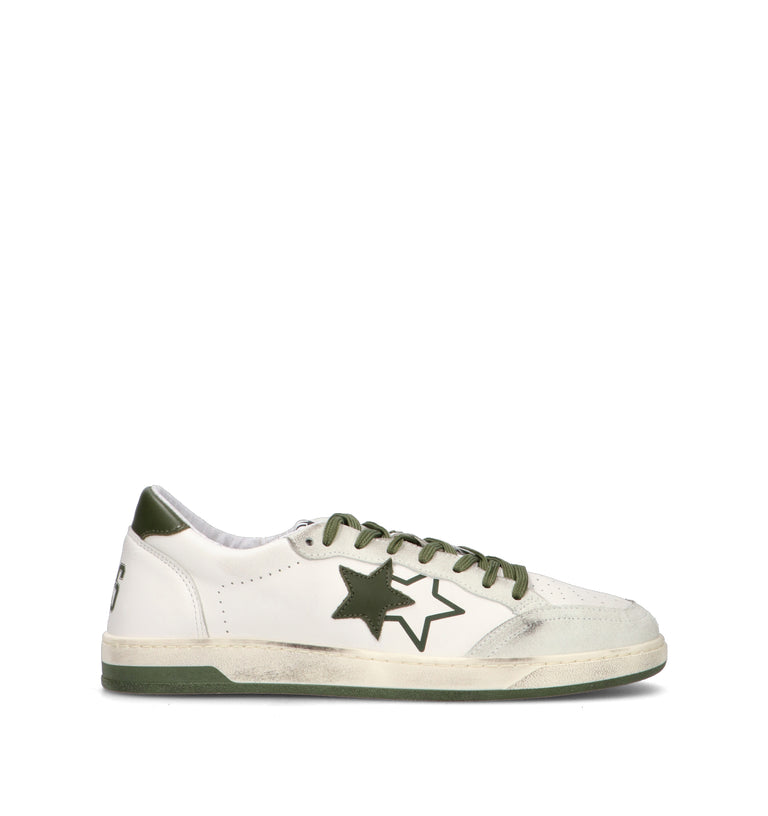 2 STAR Sneaker uomo bianca
