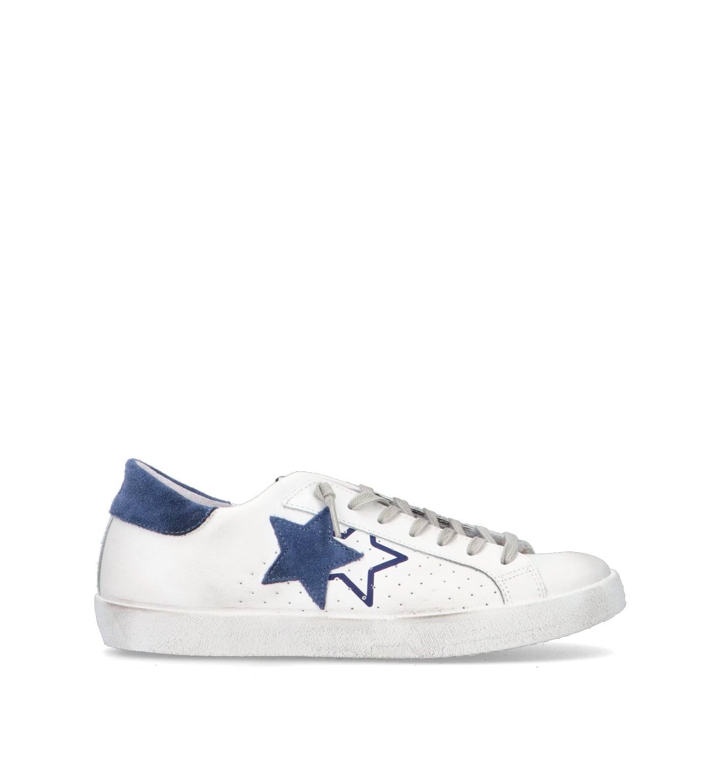 2 STAR Sneaker uomo bianca