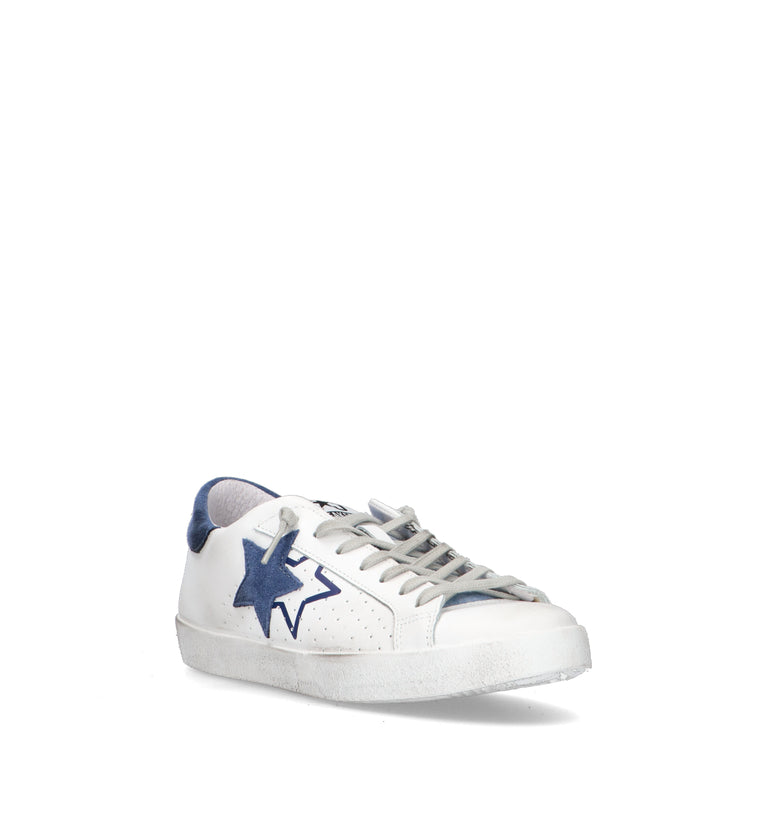 2 STAR Sneaker uomo bianca