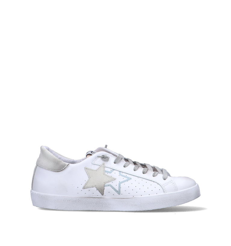 2 STAR Sneaker uomo bianca