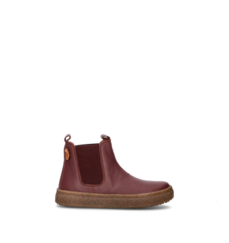 NATURINO Beatles bimba bordeaux in pelle
