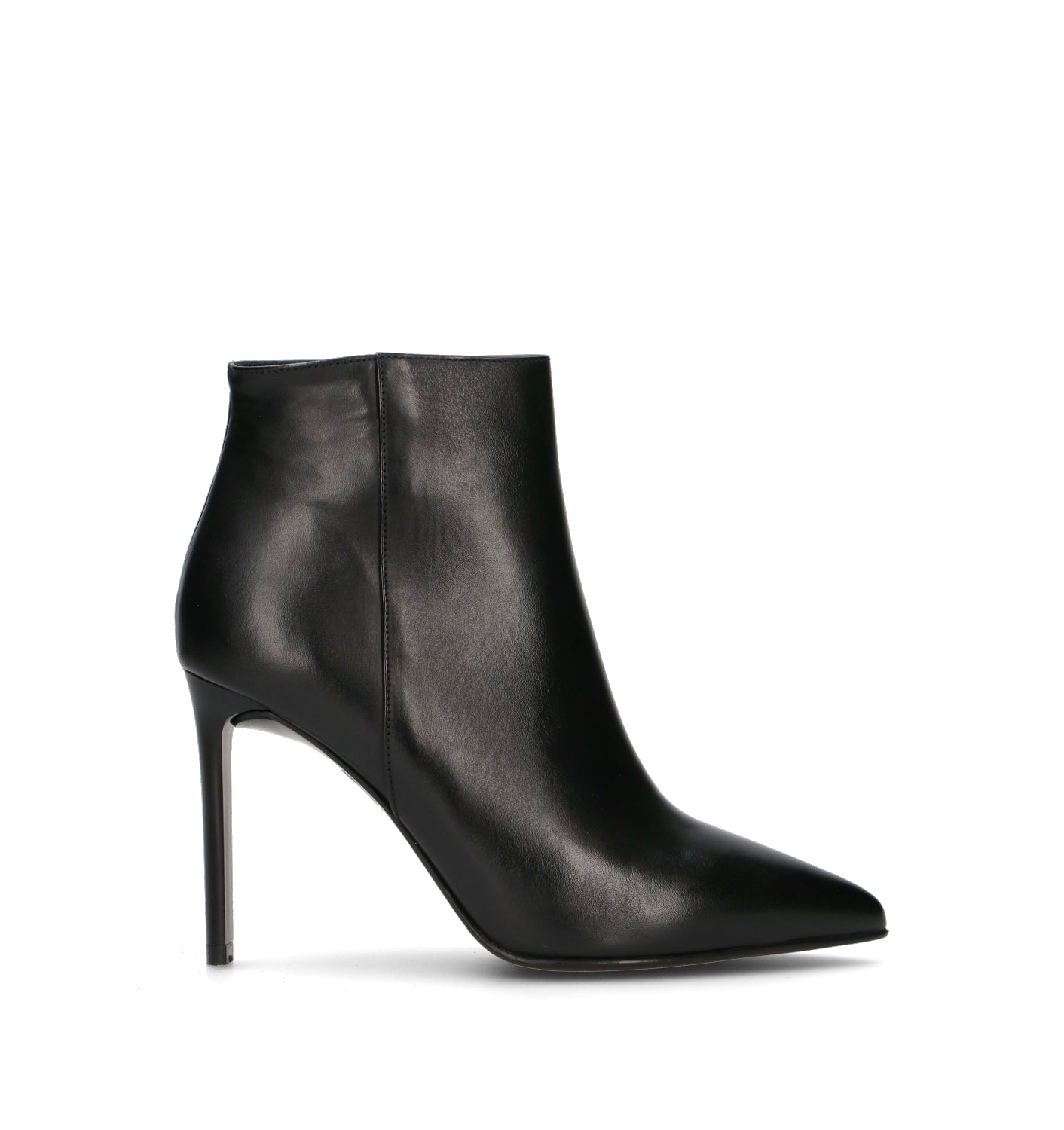 ALBANO Tronchetto donna nero in pelle