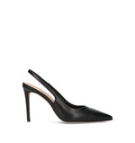 CHANTAL 1962 Slingback donna nera in pelle