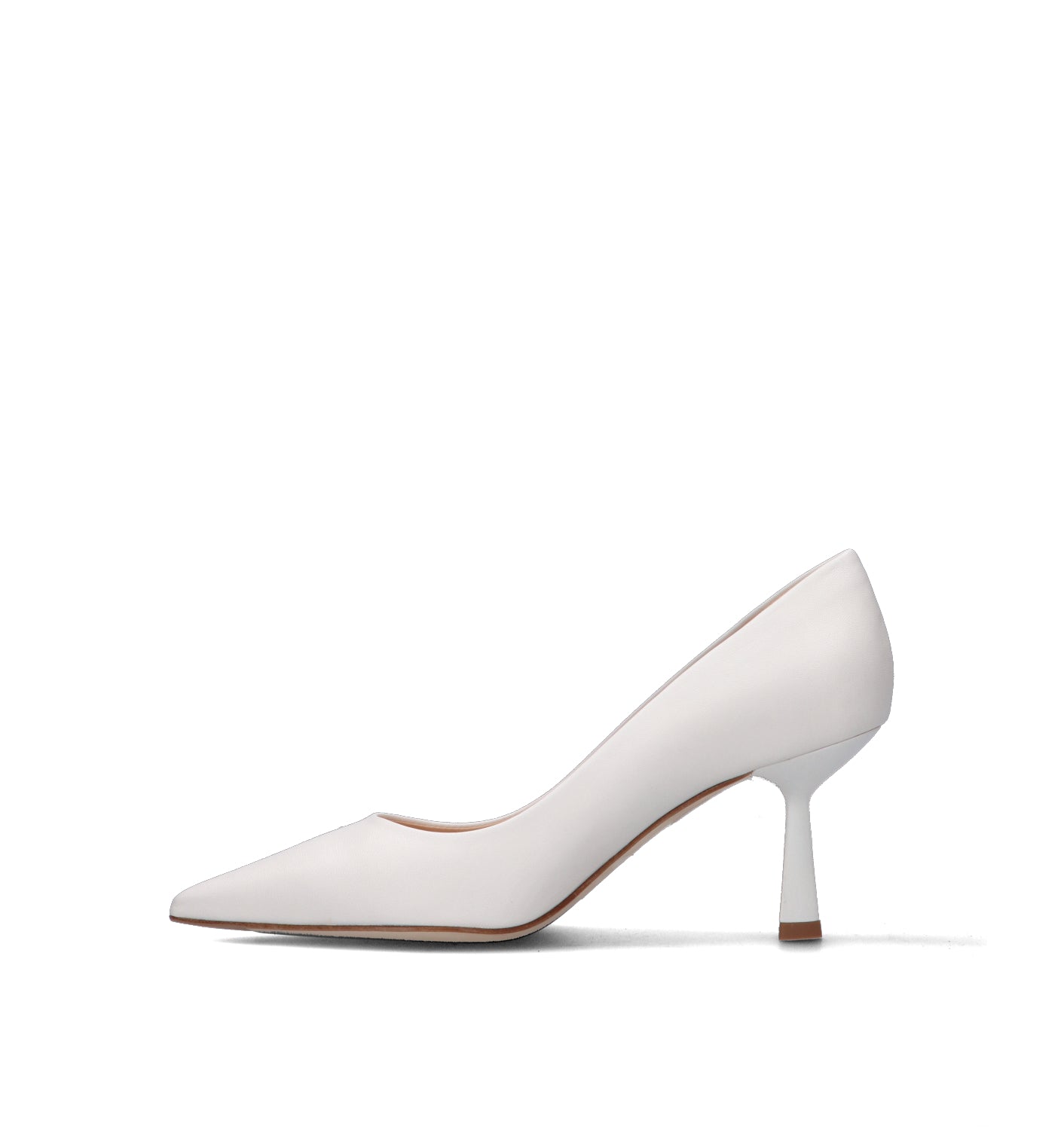CHANTAL 1962 Décolleté donna bianco in pelle