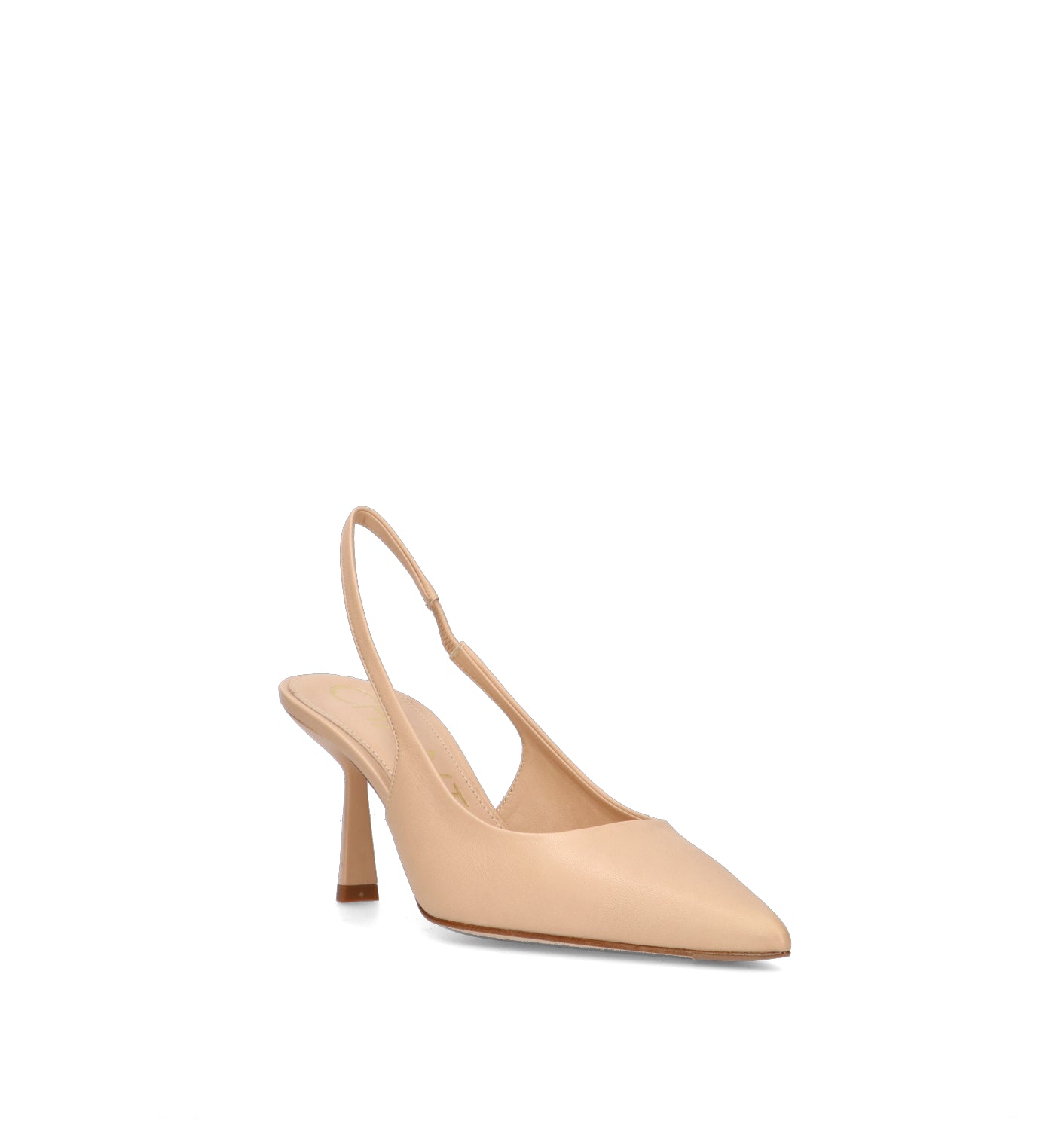 CHANTAL 1962 Slingback donna nude in pelle