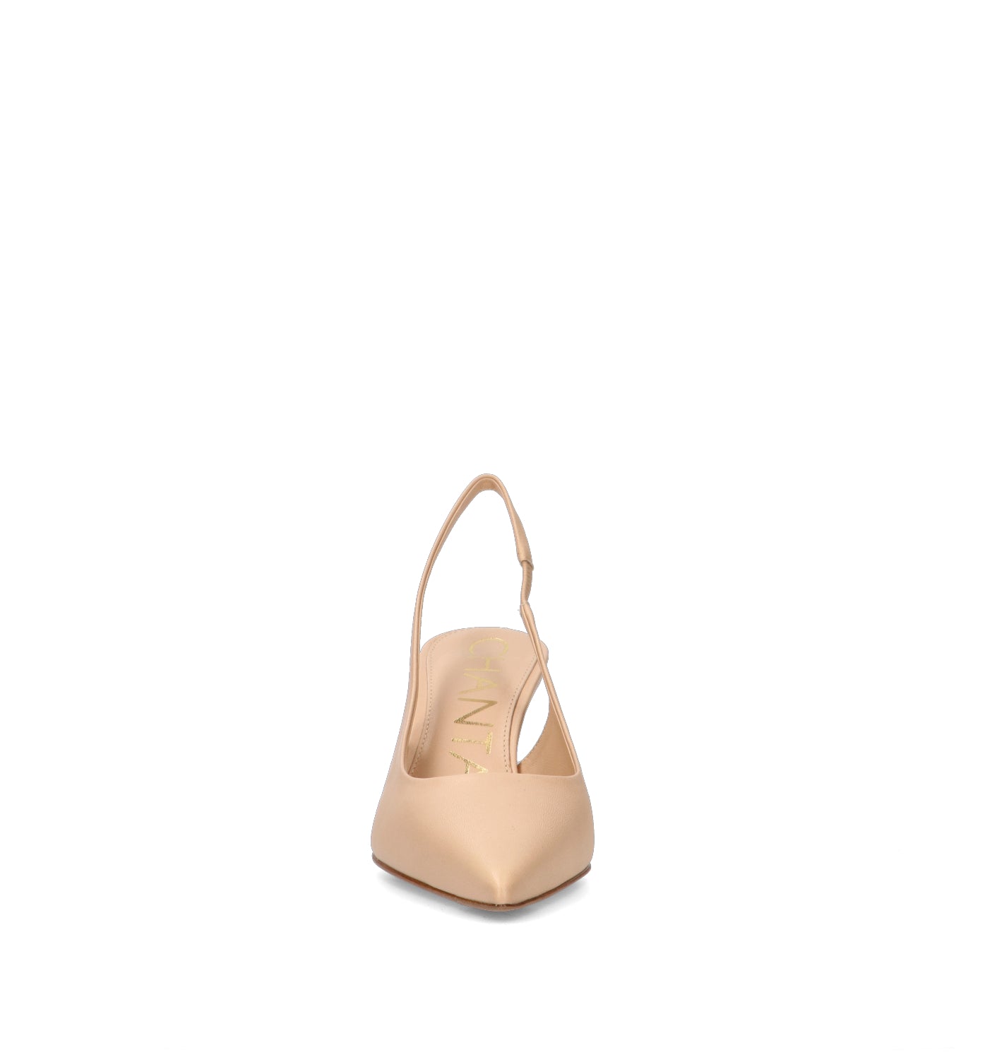 CHANTAL 1962 Slingback donna nude in pelle