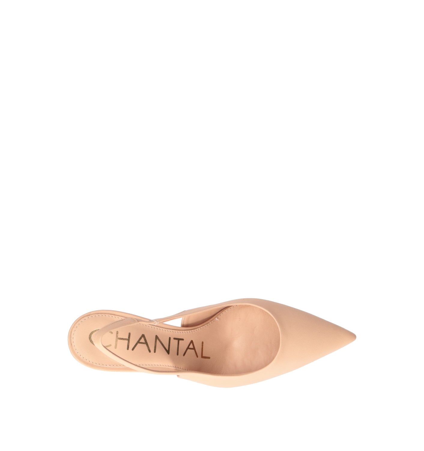 CHANTAL 1962 Slingback donna nude in pelle