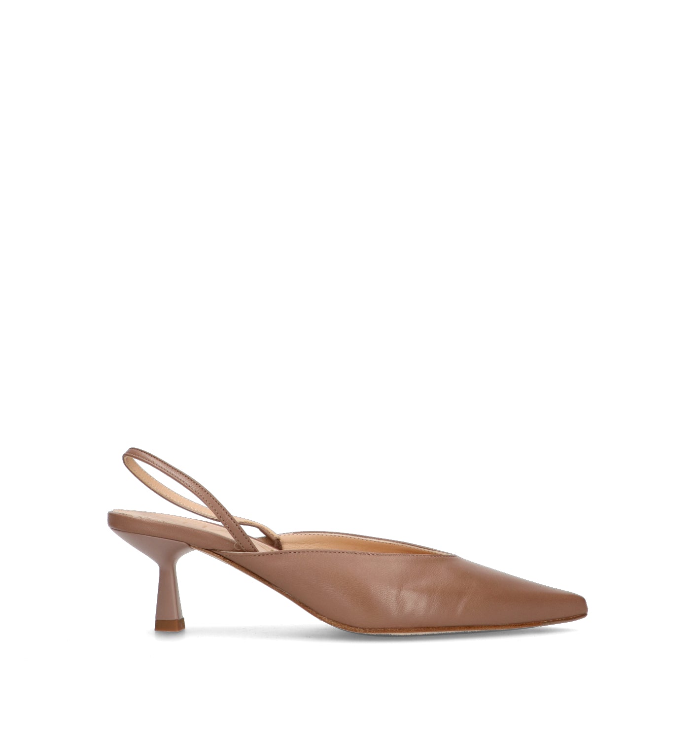 CHANTAL 1962 Slingback donna nocciola in pelle