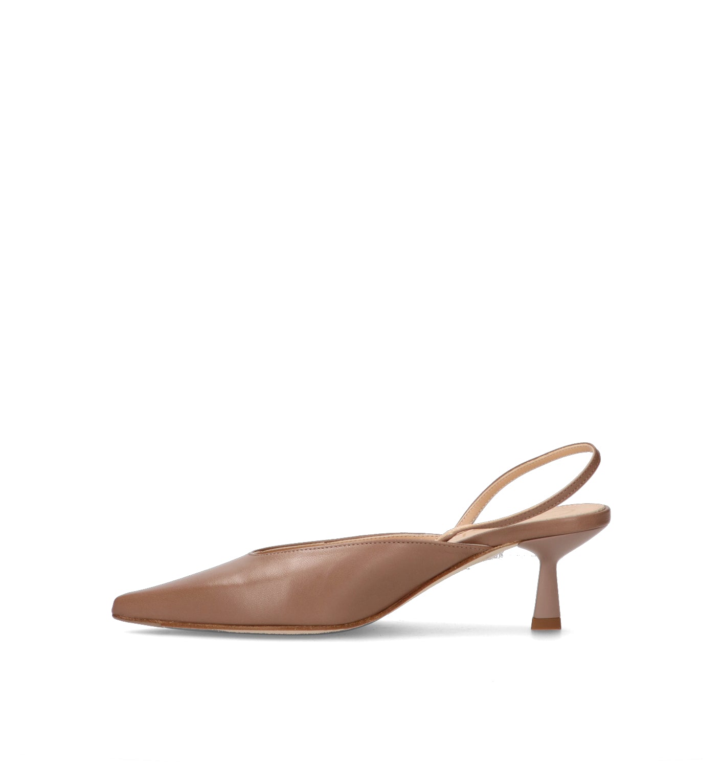 CHANTAL 1962 Slingback donna nocciola in pelle