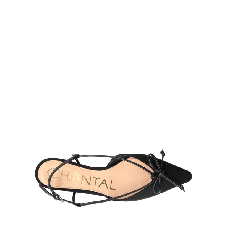 CHANTAL 1962 Slingback donna nera