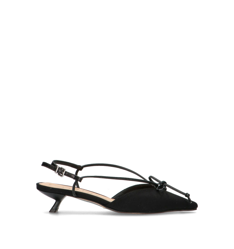 CHANTAL 1962 Slingback donna nera