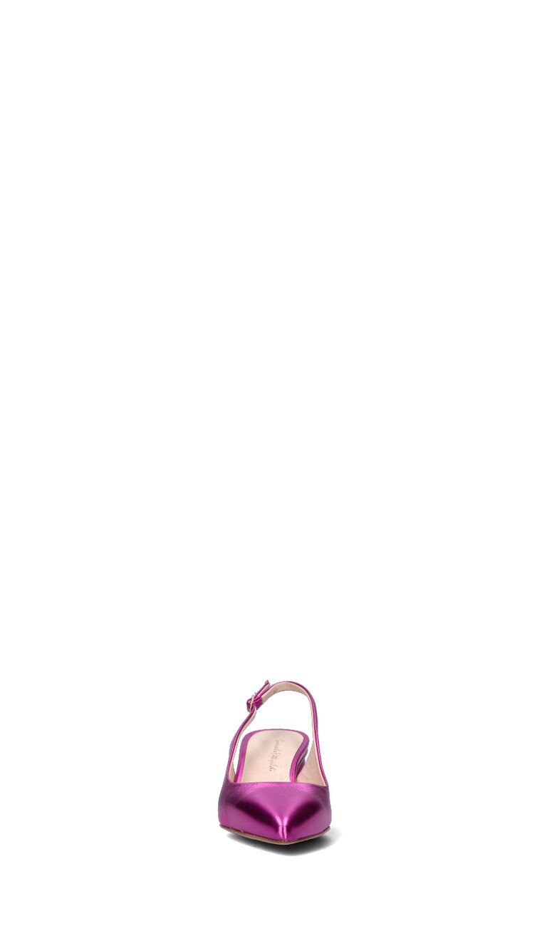 GIANCARLO FITTIPALDI Slingback donna rosa in pelle