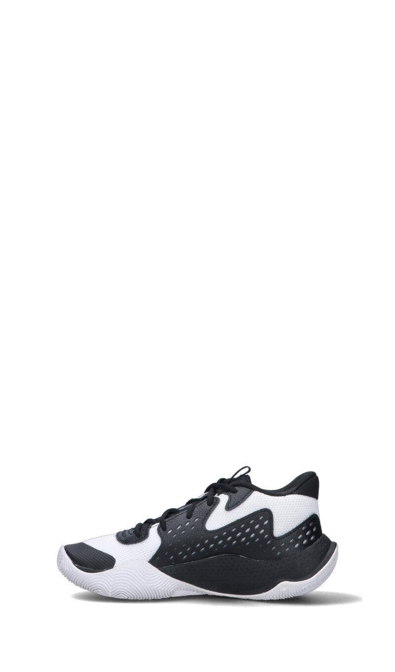 UNDER ARMOUR Scarpa basket uomo nera/rossa in pelle