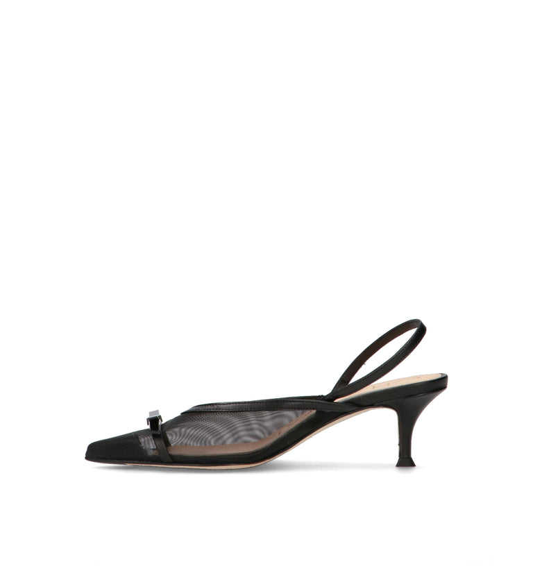 CHANTAL 1962 Slingback donna nera
