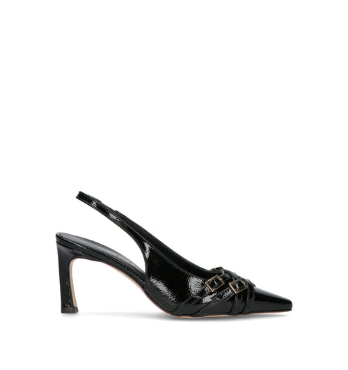 REBECCA VAN DIK Slingback donna nera