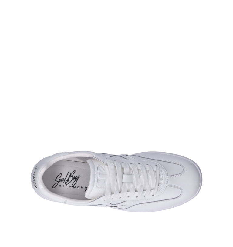 RICHMOND Sneaker uomo bianca in pelle
