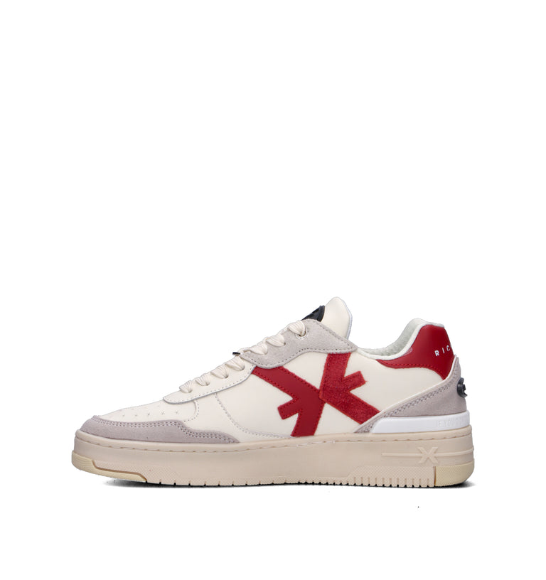 RICHMOND Sneaker uomo bianca/rossa