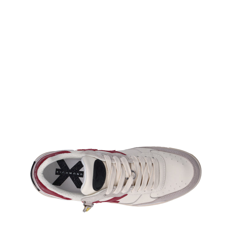 RICHMOND Sneaker uomo bianca/rossa