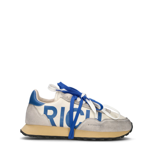 RICHMOND Sneaker uomo bianca/blu in pelle