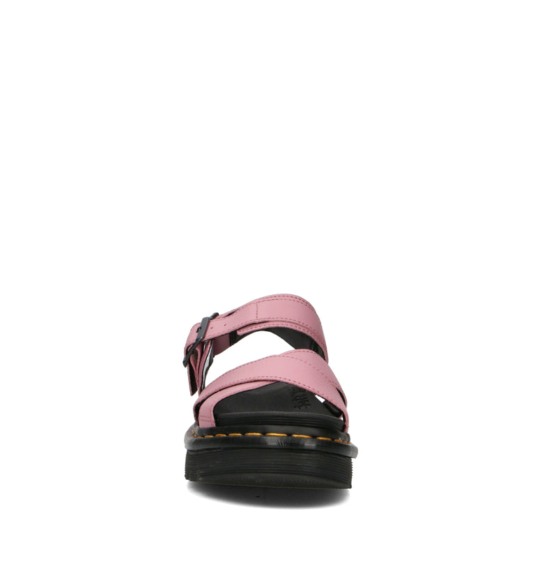DR. MARTENS Sandalo donna rosa in pelle