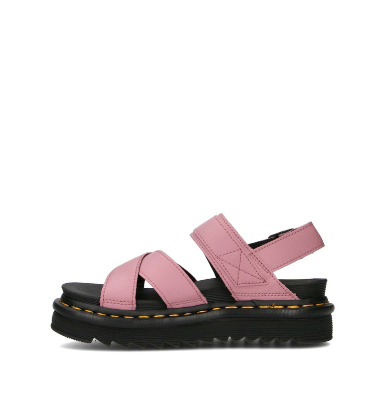 DR. MARTENS Sandalo donna rosa in pelle