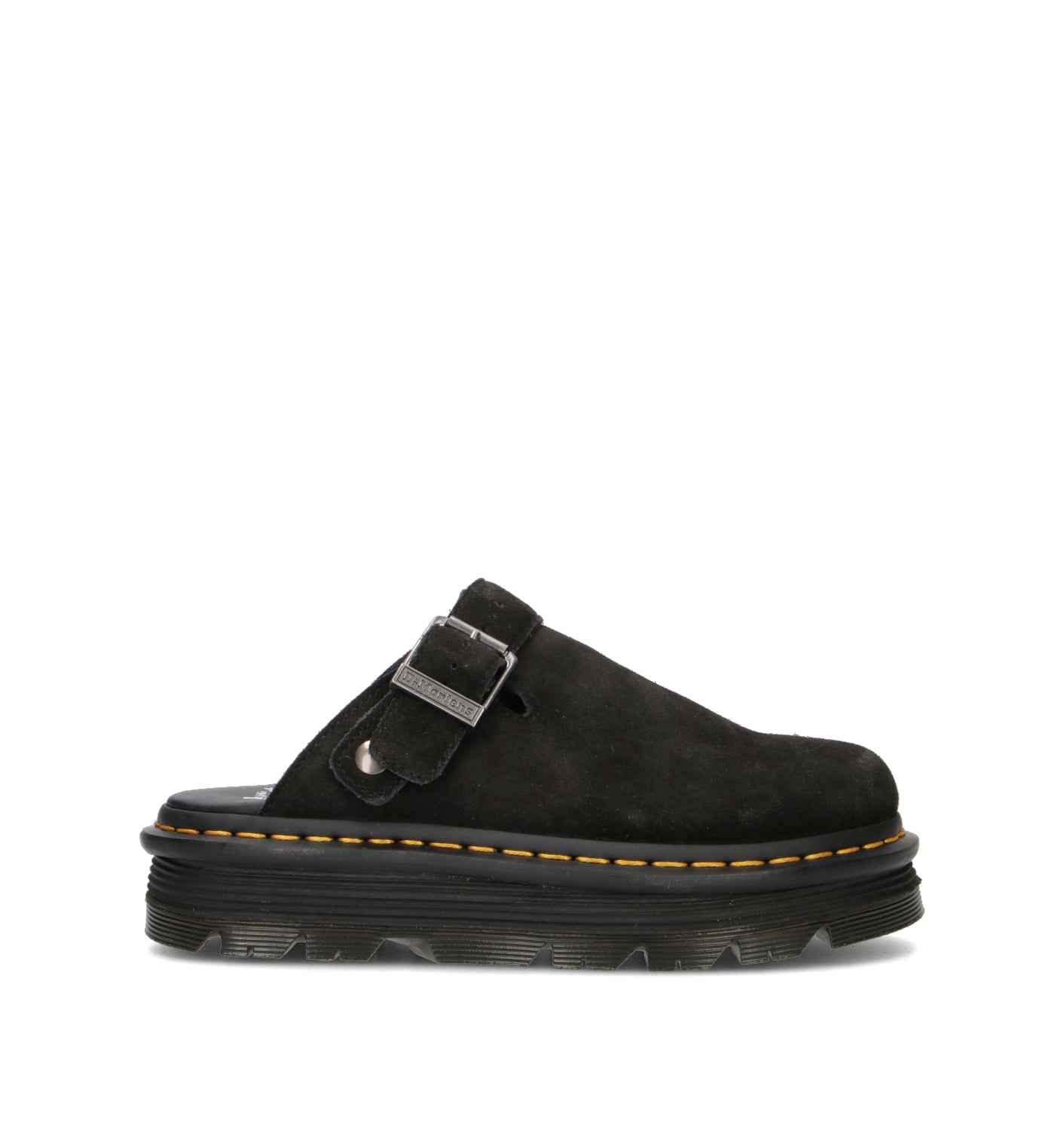 DR. MARTENS ZEBZAG MULE Sabot donna nero in suede