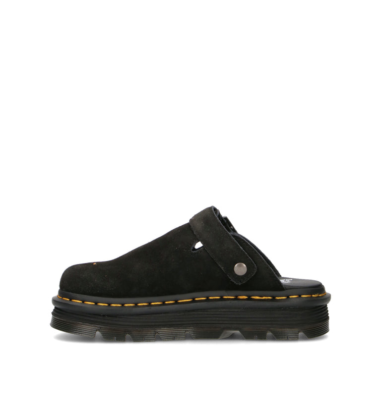 DR. MARTENS ZEBZAG MULE Sabot donna nero in suede