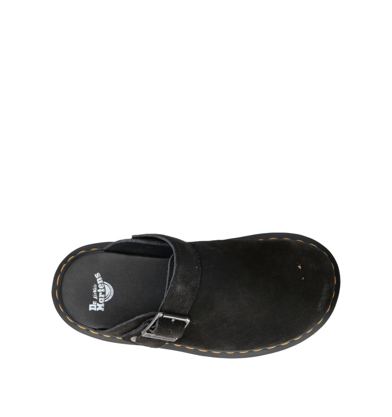 DR. MARTENS ZEBZAG MULE Sabot donna nero in suede