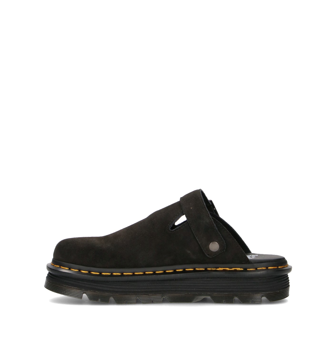 DR. MARTENS ZEBZAG MULE Sabot uomo nero in suede