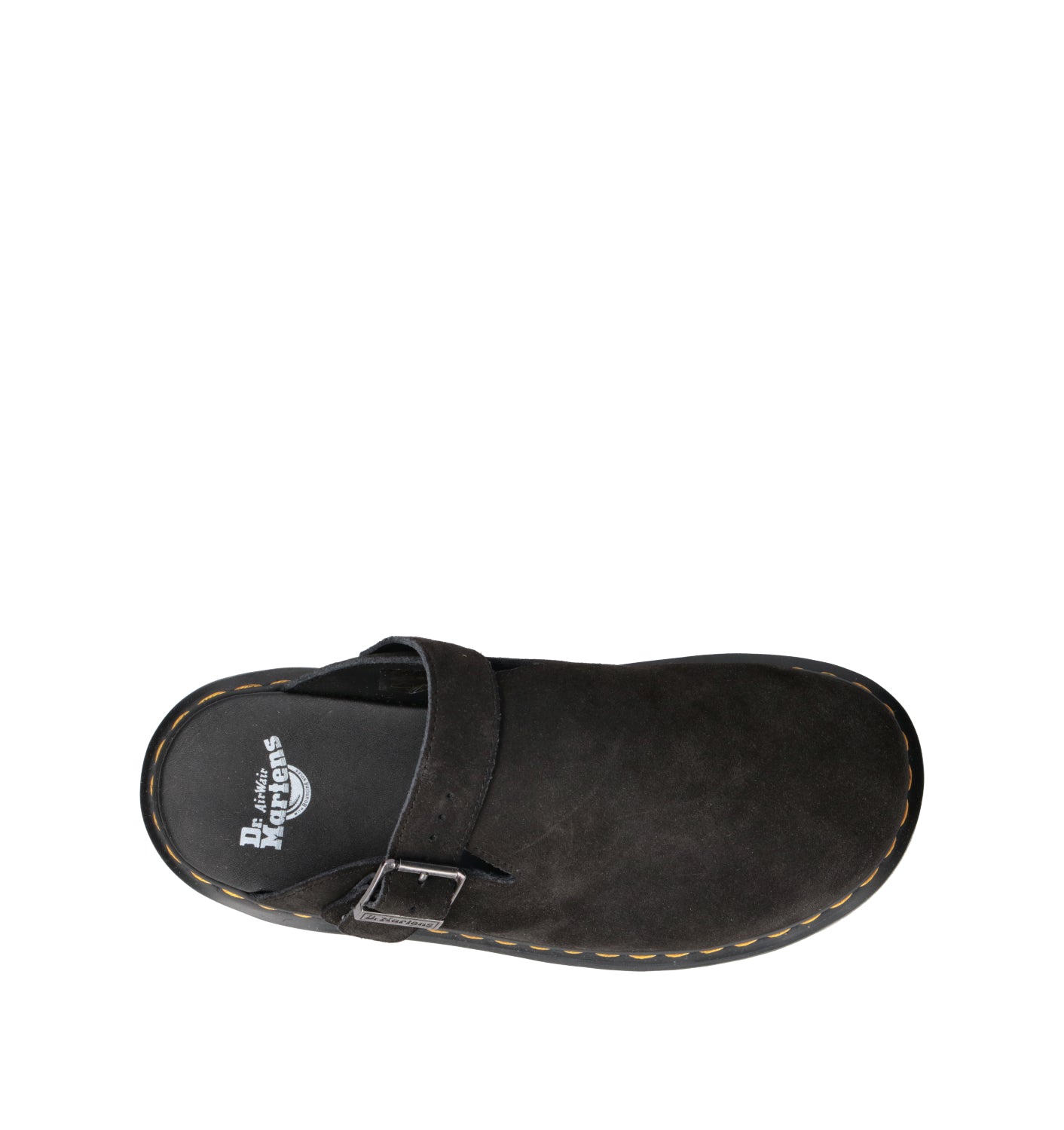 DR. MARTENS ZEBZAG MULE Sabot uomo nero in suede