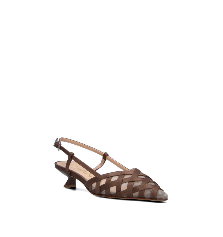 CHANTAL 1962 Slingback donna marrone