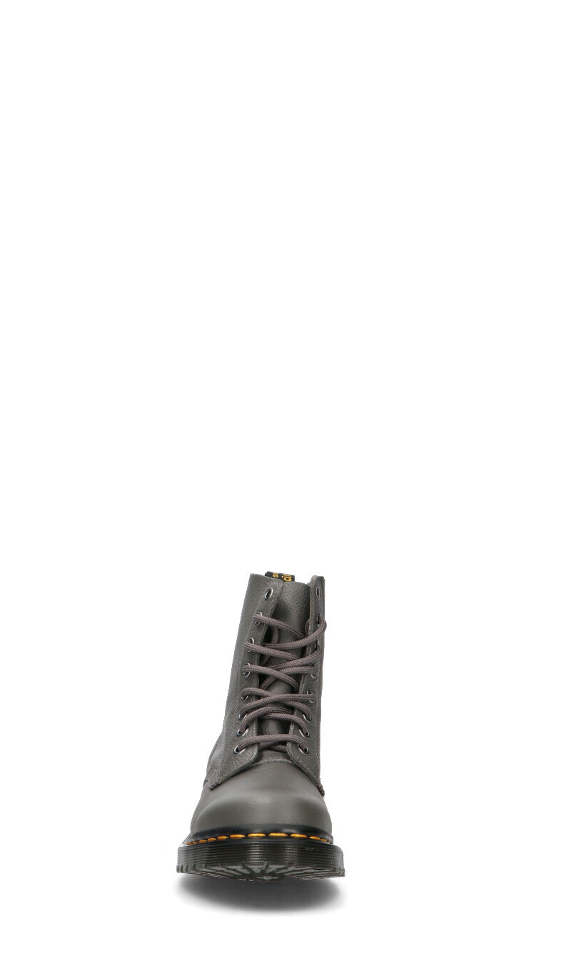 DR. MARTENS Anfibio donna grigio in pelle