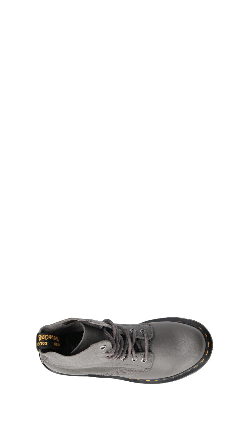 DR. MARTENS Anfibio donna grigio in pelle