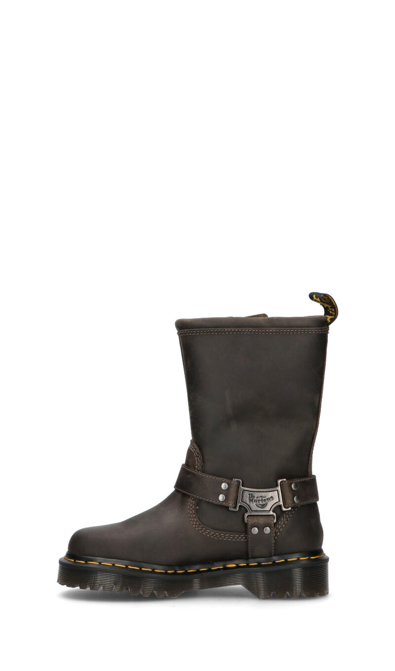 DR. MARTENS - ANISTONE HI Stivale donna grigio in pelle