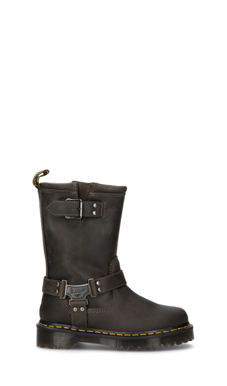 DR. MARTENS - ANISTONE HI Stivale donna grigio in pelle