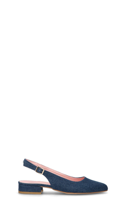 BIANCOANTICO Slingback donna blu