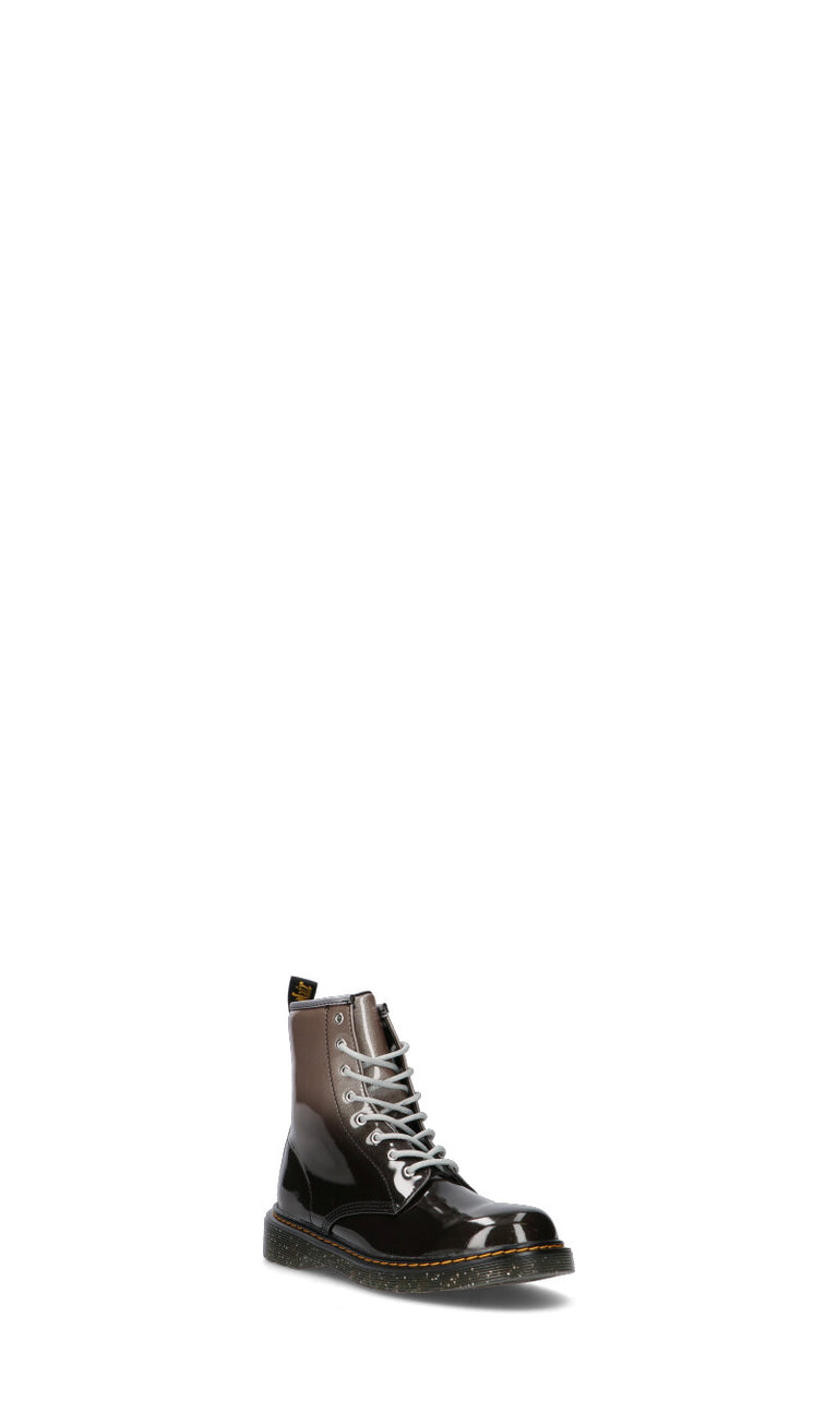 DR. MARTENS - 1460 GLITTER Y Anfibio bimba nero/argento