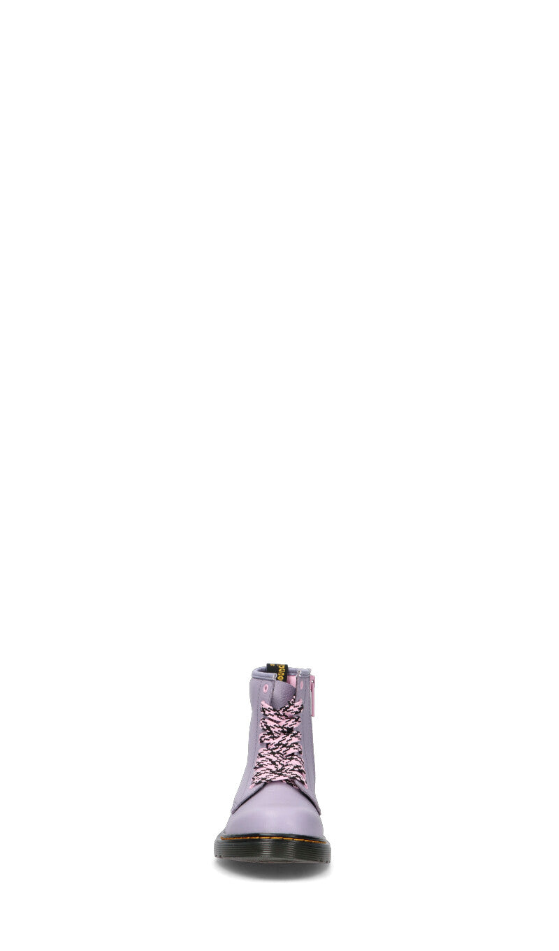 DR. MARTENS Anfibio bimba lilla in pelle