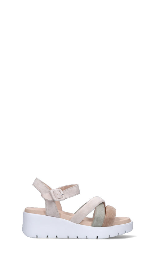 CALLAGHAN Zeppa donna grigia/beige in suede