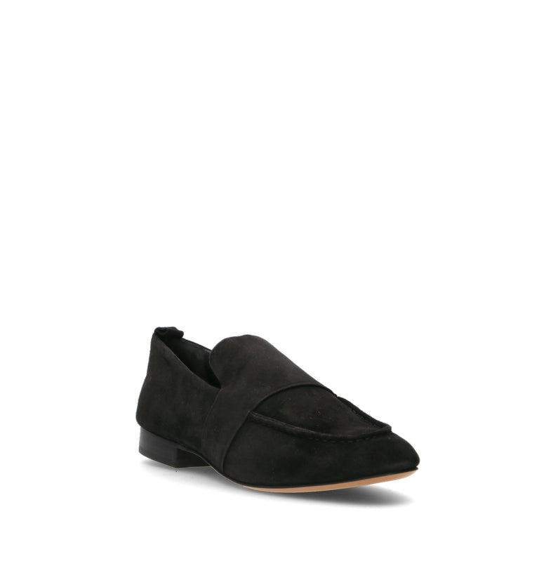 JVAM Mocassino donna nero in suede